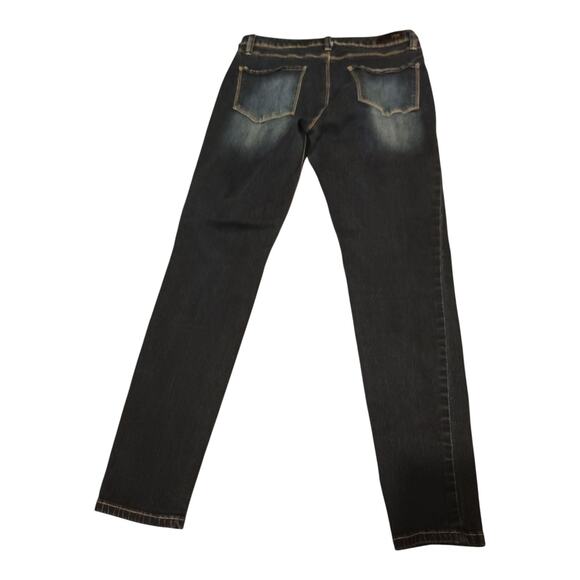 YMI Mid Rise Skinny Stretch Ankle Pants Blue Jeans Women's Junior's Size 11 - Picture 4 of 11